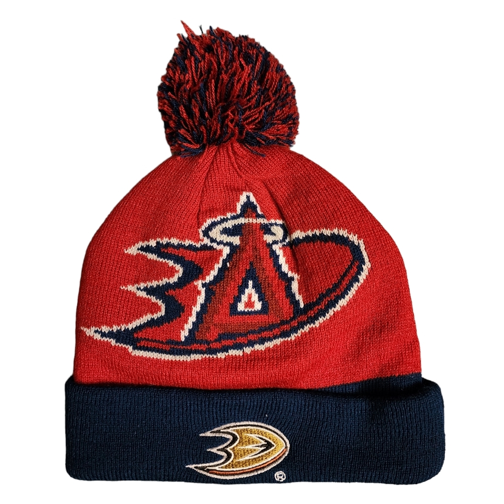 Anaheim Ducks Angels Beanie Sixth Man Promotion Mens Womens